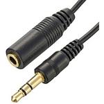 ステレオミニプラグ用延長ケーブル 3m AudioComm  AUD-C230N [3.0m] オーム電機