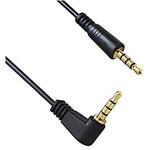 FCAL4251 片側L型3.5mm4極ステレオミニプラグケーブル 1m   FCA-L4251 [1.0m] フジパーツ