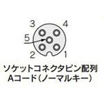 90-ZS-37-A-X547 接続機器用接続ケーブル・コネクタ(スタンバイ入力信号/アイソレーション入力信号/IO-Linkデバイス/入力機器/出力機器)(M12) SMC