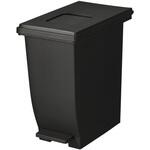 ユニード+パッキン付きプッシュ&ペダル 30L セピアブラック TONBO(トンボ/新輝合成)[プラスチック家庭用品]