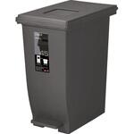 ユニード+パッキン付きプッシュ&ペダル 45L ウォームグレー TONBO(トンボ/新輝合成)[プラスチック家庭用品]