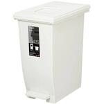 ユニード+パッキン付きプッシュ&ペダル 45L オフホワイト TONBO(トンボ/新輝合成)[プラスチック家庭用品]
