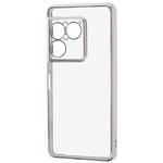Xperia 1 VIII / ソフトケース 精密設計 フレームメッキ / シルバー レイ・アウト