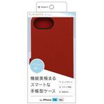 iPhone 17e / 16e [Smart FlipNote] 薄型スマートフリップノートケース レッド トリニティ
