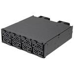 SilverStone M.2増設ベイ FSM08-MS 5.25” 8ベイ M.2 SSD 内蔵ドライブエンクロージャ SST-FSM08B-MS SILVER STONE(シルバーストーン)