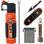 フックポール + UDAP 熊撃退スプレー SOG + 電子ホイッスル + 熊鈴 EVERSAFE