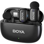 小型ワイヤレスマイク/AIノイズキャンセリング/USB-C対応/ブラック/2年保証 BOYA