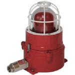 IECW-M1R-R 防爆型LED警告灯 回転 DC12～24V 赤色 防塵防水IP54 島田電機