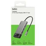 Connect 8ポート デュアルディスプレイ対応 USB-C ハブ BELKIN(ベルキン)