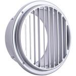 外壁用アルミ製換気口 ベントキャップ 縦ガラリ 低圧損(薄型) 西邦工業