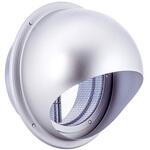 外壁用アルミ製換気口 セルフード 同芯金網型10メッシュ 防火ダンパー付 西邦工業