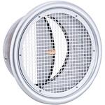 外壁用アルミ製換気口 フラットグリル 大口径 角パンチング型8□×PITCH10 防火ダンパー付 西邦工業
