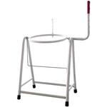 ハンドル付オイル缶スタンド 丸缶用 REX(レックス)[自動車用品]