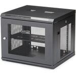 サーバーラック/壁掛型キャビネット/9U/4ポスト/取付奥行48cm/耐荷重90kg/AV ネットワーク機器収納用 StarTech.com