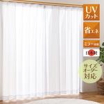 【オーダー】 昼見えにくい・UVカット・遮熱・保温レースカーテン ユニベール