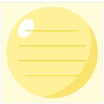 お月見 願い事シール(40枚) アルファ[販促]