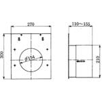 0787702 窓枠ボックス110 ノーリツ