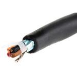 45094 BK005 Alpha Wire Control Cable 4芯 0.23 mm2， シールド有 24 AWG Alpha Wire