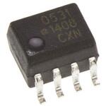 HCPL-0531-000E Broadcom (ブロードコム) フォトカプラ， 表面実装 チャンネル数：2， トランジスタ出力， HCPL-0531-000E BROADCOM