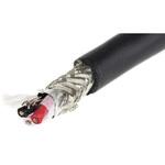 45103 BK005 Alpha Wire Control Cable 3芯 0.35 mm2， シールド有 22 AWG Alpha Wire
