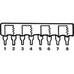 4608X-102-333LF Bourns 抵抗アレイ， 33kΩ， 1W， ±2%， 素子数：4 BOURNS