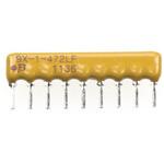 4609X-101-472LF Bourns 抵抗アレイ， 4.7kΩ， 1.13W， ±2%， 素子数：8 BOURNS