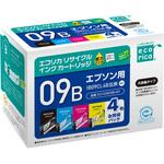 ECI-EIB09B-4P IB09CL4B対応リサイクルインクカートリッジ エコリカ
