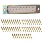 M24308/4-5F Amphenol India D-subコネクタ， 50極， オス， パネルマウント， M24308/4-5F AMPHENOL