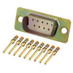 M24308/4-1F Amphenol India D-subコネクタ， 9極， オス， パネルマウント， M24308/4-1F AMPHENOL