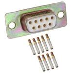 M24308/2-1F Amphenol India D-subコネクタ， 9極， メス， パネルマウント， M24308/2-1F AMPHENOL