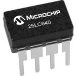 25LC640-I/P マイクロチップ， シリアルEEPROM 64kbit シリアル-SPI MICROCHIP