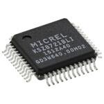 KSZ8721BLI マイクロチップ，  イーサネットトランシーバ 100BASE-FX， 100BASE-TX， 10BASE-T， 2.5 V、3.3 V， 48-Pin LQFP MICROCHIP