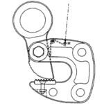 形鋼クランプ(HLC-S)用カム スーパーツール