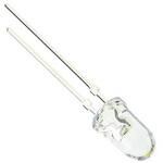 HLMP-CE34-Y1CDD Broadcom LED， シアン， スルーホール実装， 5 mm (T-1 3/4)， HLMP-CE34-Y1CDD BROADCOM