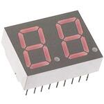 HDSP-521E Broadcom LEDディスプレイ， 2桁， 赤， 数字表示器， 14セグメント， HDSP-521E BROADCOM