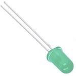 Broadcom LED， 緑， スルーホール実装， 5 mm (T-1 3/4)， HLMP-4740 BROADCOM