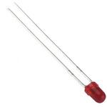 HLMP-K150 Broadcom LED， 赤， スルーホール実装， 3 mm 砲弾型 (T-1)， HLMP-K150 BROADCOM