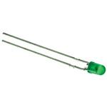 HLMP-1521 Broadcom LED， 緑， スルーホール実装， 3 mm 砲弾型 (T-1)， HLMP-1521 BROADCOM
