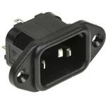 PX0580/28 Bulgin IECコネクタ C14 オス パネルマウント 10A PX0580/28 BULGIN