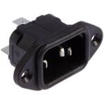 PX0580/63 Bulgin IECコネクタ C14 オス パネルマウント 10A PX0580/63 BULGIN