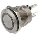 MPI002/28/D4 Bulgin 押しボタンスイッチ， モーメンタリ， パネルマウント， SPST， MPI002/28/D4 BULGIN