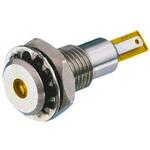 DX0505/YL/24 Bulgin パイロットランプ， 24V dc， 黄， 実装ホールサイズ:12.2mm， DX0505/YL/24 BULGIN