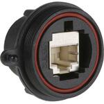 PX0833 Bulgin RJ45 モジュラーコネクタ， メス， RJ45コネクタ， パネルマウント， CAT5E， Cat6a， PX0833 BULGIN
