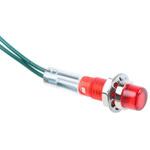 IND515205-2825-T/RD CAMDENBOSS パイロットランプ， 28V， 赤， 実装ホールサイズ:6.4mm， IND515205-2825-T/RD CAMDENBOSS