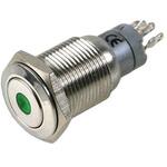 MP0045/1E1GN012 Bulgin 押しボタンスイッチ， ラッチ， パネルマウント， DPDT， MP0045/1E1GN012 BULGIN