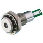 DX0505/GN/12 Bulgin パイロットランプ， 12V dc， 緑， 実装ホールサイズ:12.2mm， DX0505/GN/12 BULGIN