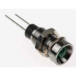 DX1116/GN Bulgin パイロットランプ， 2.1V， 緑， 実装ホールサイズ:6.1mm， DX1116/GN BULGIN