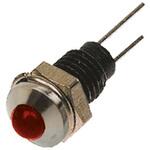 DX1118/RD Bulgin パイロットランプ， 2V， 赤， 実装ホールサイズ:6.1mm， DX1118/RD BULGIN