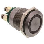 MPI002/TERM/GN Bulgin 押しボタンスイッチ， モーメンタリ， パネルマウント， SP， MPI002/TERM/GN BULGIN