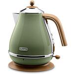電気ケトル icona VINTAGE(アイコナ・ヴィンテージ) オリーブグリーン KBOV1200J-GR [1.0L] デロンギ